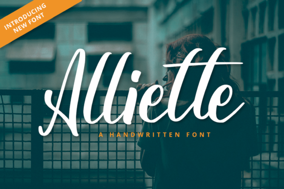 Alliette: A Sweet Script Font for Web Design
