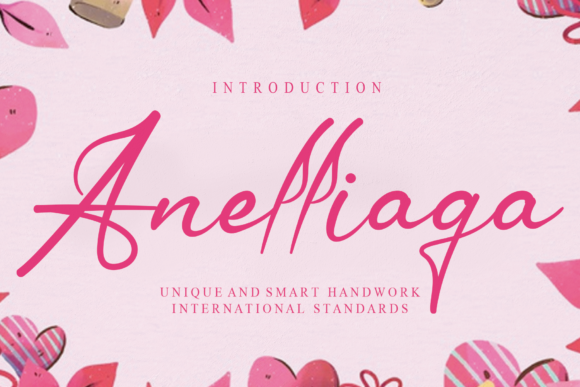 Anelliaga: A Handwritten Font for Polished Branding