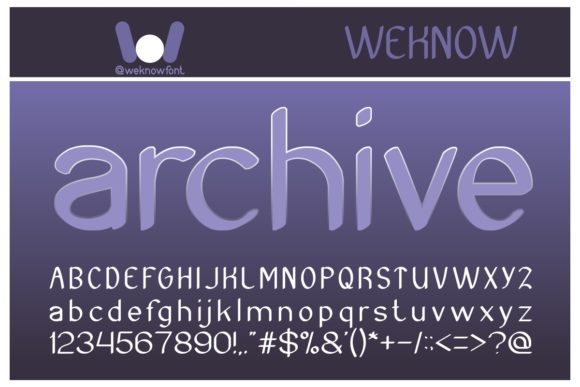 Archive Font for Handmade Creations