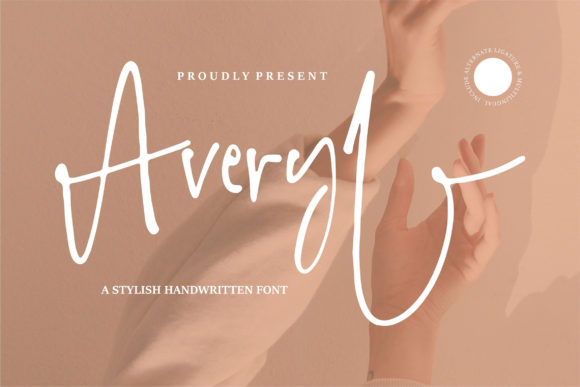 Averyl: A Dainty Handwritten Font for Craft Creations