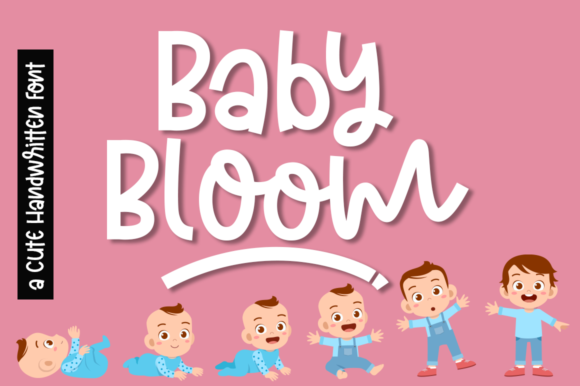 Baby Bloom: A Handwritten Font for Delicate Design Projects