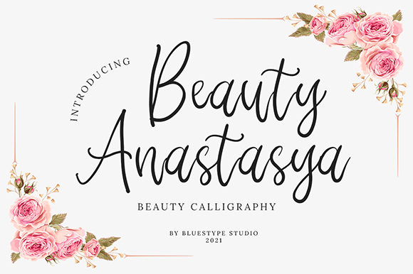Beauty Anastasya: A Handwritten Font for Digital Branding