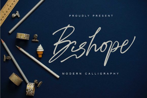 Bishope: A Handwritten Font for Elegant Editorial Design