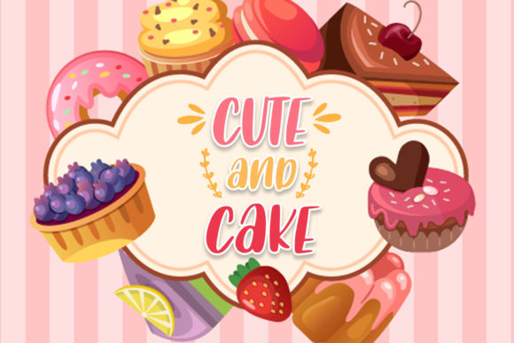 Cute and Cake Font for Handmade Creations