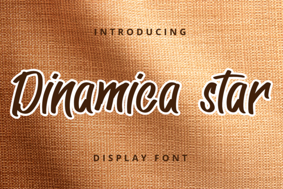 Dinamica Star: A Handwritten Font for Creative Makers