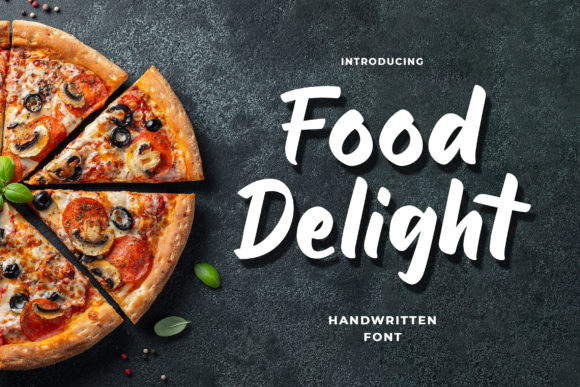 Food Delight: A Handwritten Font for Culinary Branding