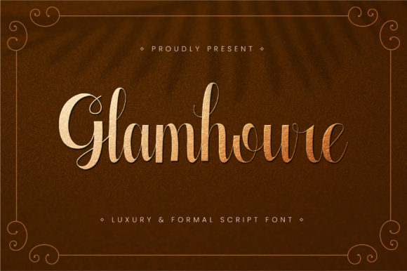 Glamhoure: A Stylish Script Font for Editorial Elegance