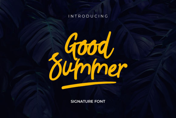 Good Summer: A Handwritten Font for Eye-Catching Campaigns