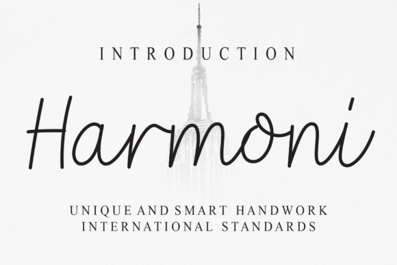 Harmoni: A Delicate Handwritten Font for Creative Branding