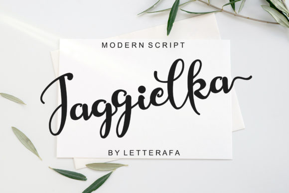 Jaggielka: A Delicate Script Font for Editorial Design
