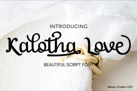 Kalotha Love: A Handwritten Font for Digital Branding