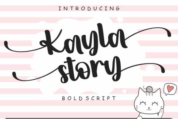 Kayla Story: A Script Font for Modern Web Design