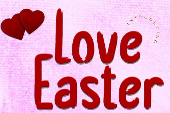 Love Easter Font for Web Design and Branding