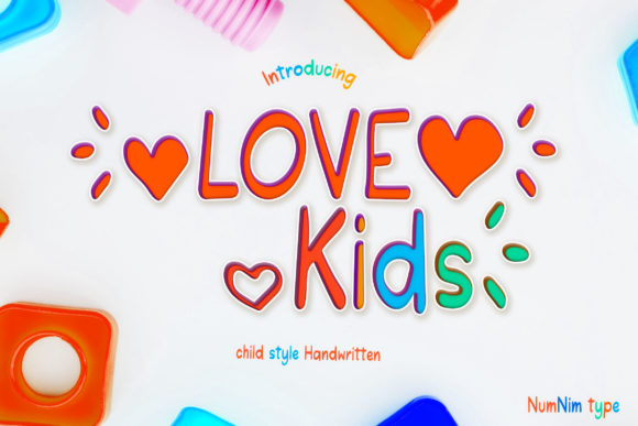 Love Kids Font for Business Branding