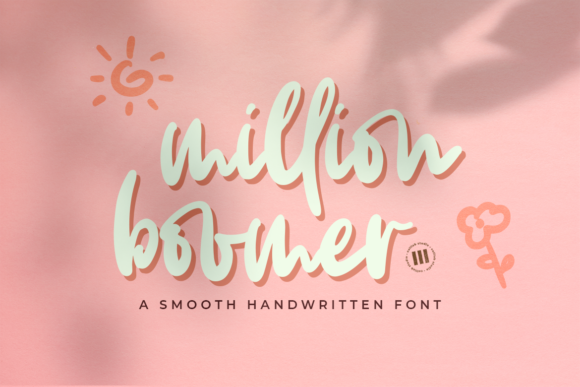 Million Boomer: A Handwritten Font for Creative Branding