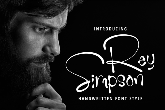 Rey Simpson: A Simple and Cute Handwritten Font for Branding