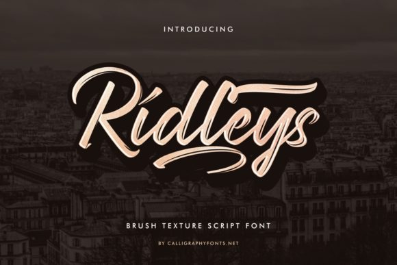 Ridleys Font for Small Business Branding