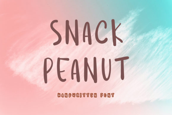 Snack Peanut Font for Eye-Catching Brand Content
