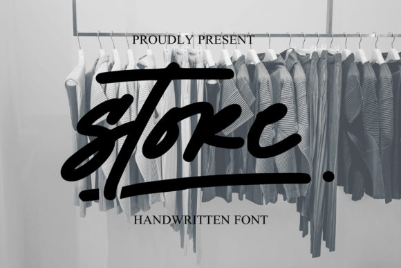 Store: A Handwritten Font for Modern Web Design