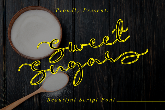 Sweet Sugar: A Handwritten Font for Creative Makers