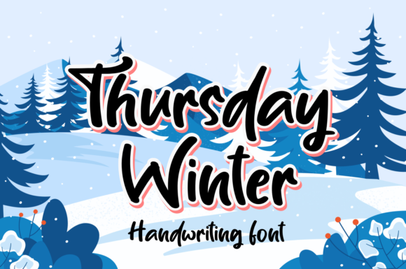 Thursday Winter: A Whimsical Font for Branding Projects