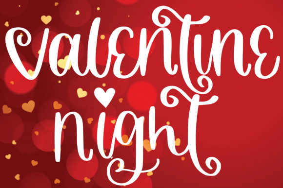 Valentine Night Font Review for Real Projects