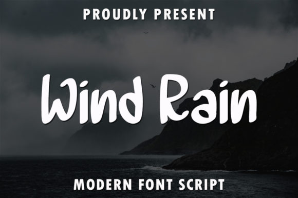 Wind Rain: A Gentle Script Font for Editorial Elegance