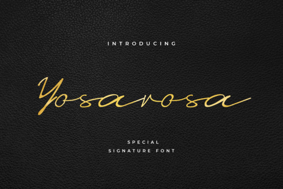 Yosarosa: A Stylish Font That Elevates Brand Identity