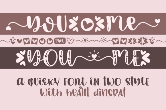 You Me: A Handwritten Font with Romantic Charm
